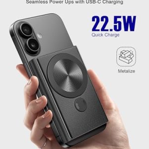 Kesguar 10000mAh MagSafe Power Bank – 22.5W Fast Charge