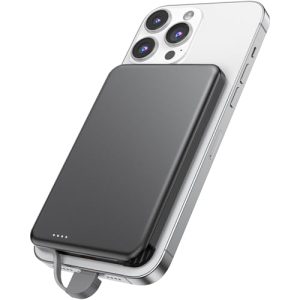 MagSafe Portable Charger 5000mAh – Ultra Slim Power Bank