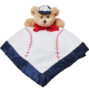 Bearington Lil’ Slugger Baseball Lovey – Plush Security Blanket