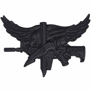 SWAT Operator Pin - Matte Black, Basic Design