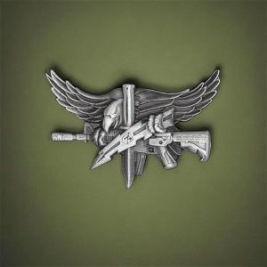 SWAT Operator Basic Pin – Antique Silver Collectible