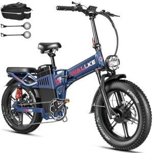 W Wallke Dual Motor Ebike – 60Ah Long Range, 20″ Fat Tire