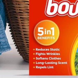 Bounce Dryer Sheets Fabric Softener, Outdoor Fresh, 240 Count