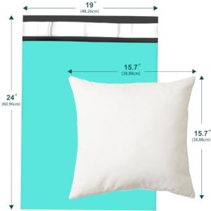 JollyTrip 100 Teal 19×24″ Large Waterproof Poly Mailers