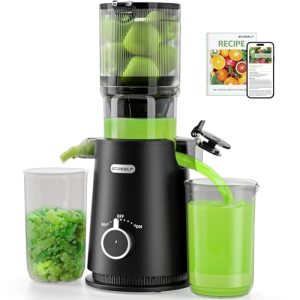ECOSELF Cold Press Juicer: Easy Clean, Wide Mouth, High Yield