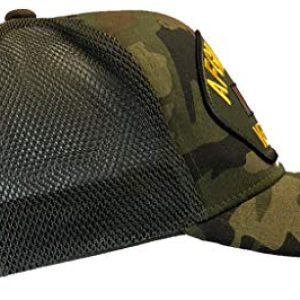 Afghanistan Veteran Camo Mesh Back Hat – Adjustable Cap