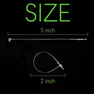 2000Pcs 5″ Plastic Snap Lock Hang Tag Pins