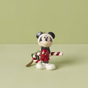 Lenox 2024 Mickey Mouse Christmas Ornament with Candy Cane