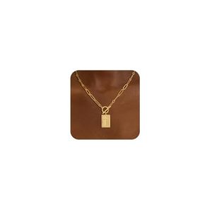CHESKY 14K Gold Plated Cross Necklace for Women – Trendy