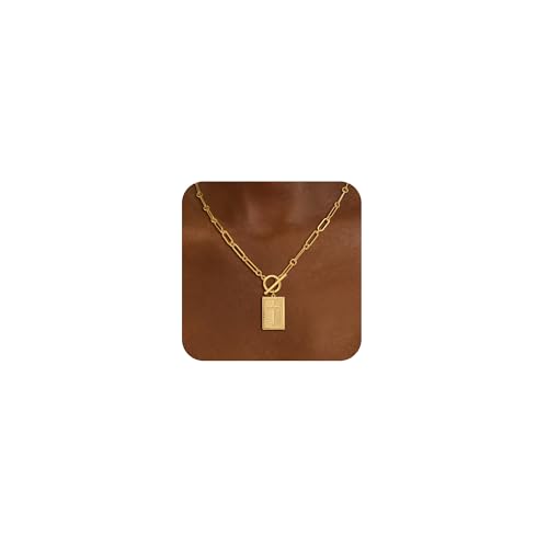 CHESKY 14K Gold Plated Cross Necklace for Women - Trendy