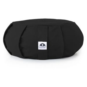 Waterglider Zafu Meditation Cushion – Buckwheat Yoga Pillow