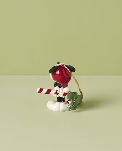 Lenox 2024 Mickey Mouse Christmas Ornament with Candy Cane - Image 3