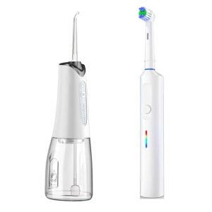 Sonic Fusion Teeth Cleaning Kit: Flosser & Toothbrush