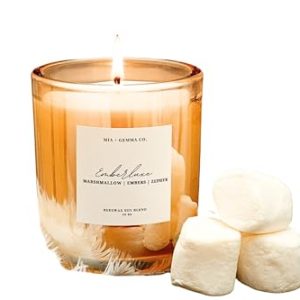 Marshmallow Fireside Beeswax Soy Blend Candle – Emberluxe