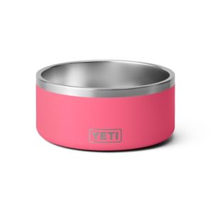 YETI Boomer 8 Dog Bowl – 64oz Stainless Steel, Tropical Pink