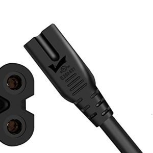 2ft Universal 2-Prong AC Power Cord – 18 AWG Replacement