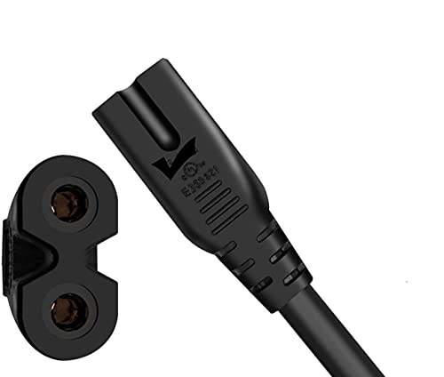 2ft Universal 2-Prong AC Power Cord - 18 AWG Replacement - Image 2