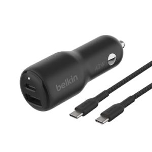 Belkin BoostCharge 42W Dual Port USB Car Charger