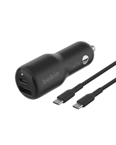 Belkin BoostCharge 42W Dual Port USB Car Charger