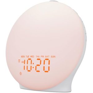 Sunrise Alarm Clock with White Noise & Bluetooth Speaker