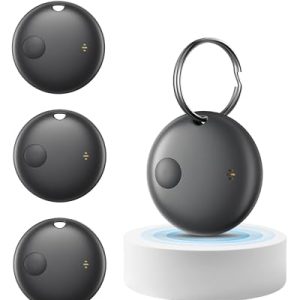4-Pack Bluetooth Tracker: Find My Compatible (iOS)
