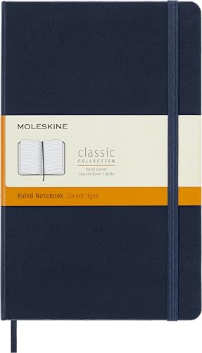 Moleskine Classic Ruled Hardcover Notebook - Sapphire Blue