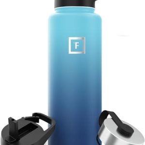IRON °FLASK 40oz Insulated Sports Water Bottle with Straw