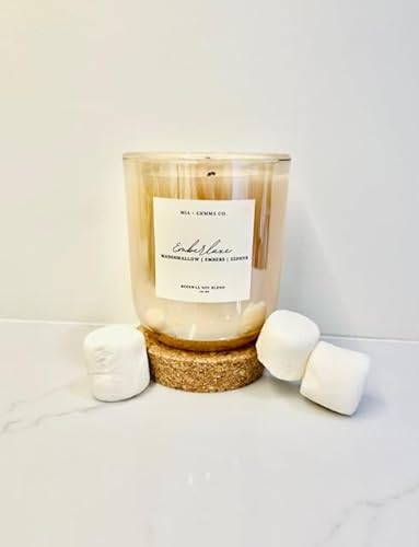 Marshmallow Fireside Beeswax Soy Blend Candle - Emberluxe - Image 9