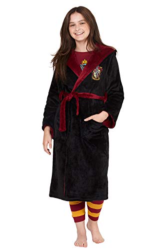 Harry Potter Gryffindor Girl's Fleece Robe Pajama - Image 4