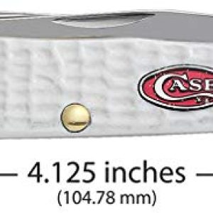 Case WR XX Sparxx White Jigged Trapper Pocket Knife