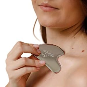 SLEEP YOUNG Stainless Steel Gua Sha: Anti-Aging & Detox