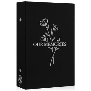 Linen Photo Album 4×6 – “OUR MEMORIES” 300 Pockets