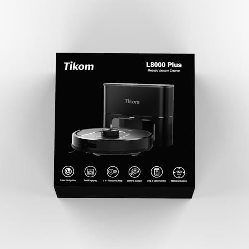 Tikom L8000 Plus Robot Vacuum & Mop - Self-Empty, 6000Pa - Image 10