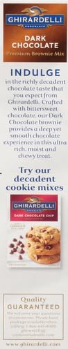 Ghirardelli Dark Chocolate Brownie Mix with Chips, 20oz - Image 10