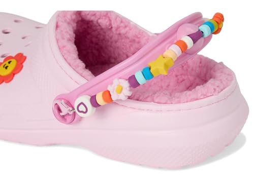 Crocs Classic Lined Kids Clog - Warm & Comfy Pink - Image 6