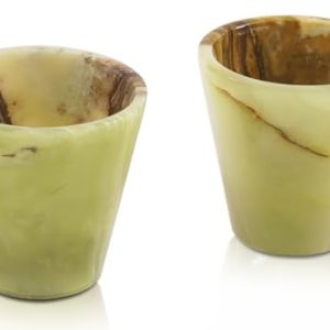 Radicaln Green Onyx Marble Shot Glasses – Set of 2