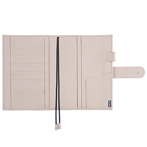 Moterm Leather Cover for Stalogy B6 Notebook (Pebbled-Taupe) - Image 3