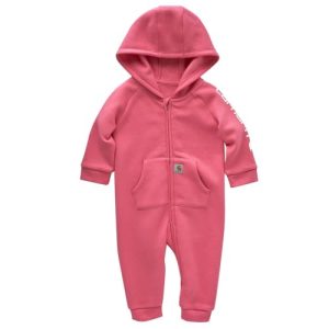 Carhartt Baby Hooded Coverall – Pink Lemonade, 9M