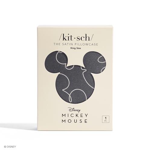 Kitsch Disney Mickey Mouse King Satin Pillowcase Zipper - Image 4