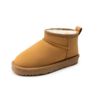 DREAM PAIRS Kids Faux Fur Lined Winter Snow Boots