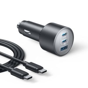 Anker 167.5W 3-Port USB-C Car Charger for Apple