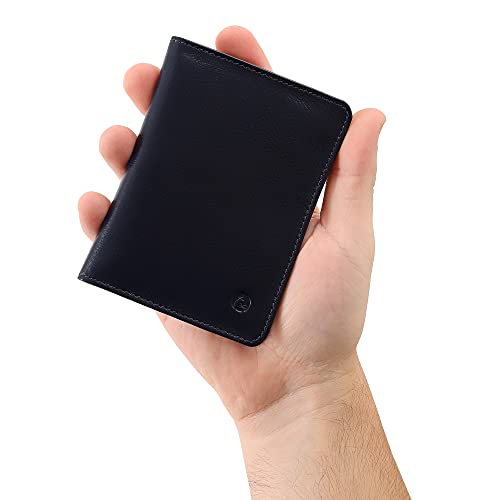 Couro50 Minimalist Slim Leather RFID Front Pocket Wallet - Image 6