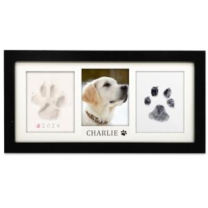 MYPAWLETS Pet Paw Print Frame Kit – Dog & Cat Memorial