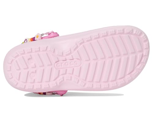 Crocs Classic Lined Kids Clog - Warm & Comfy Pink - Image 3