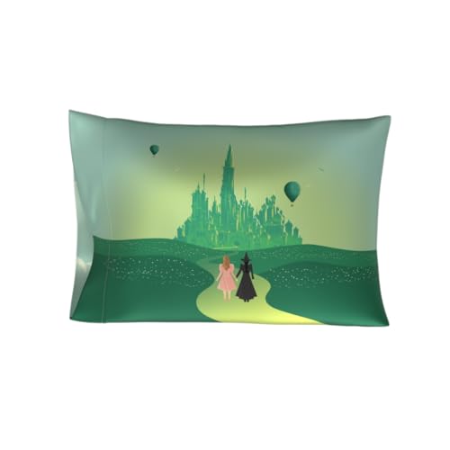 Wicked Elphaba & Glinda Satin Pillowcase (20x30)