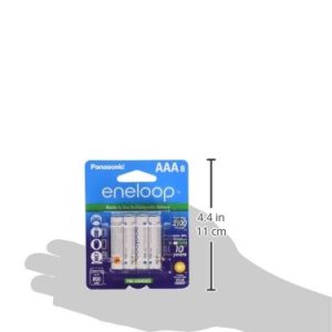 Eneloop AAA Rechargeable Batteries – 8 Pack NiMH 2100 Cycles