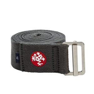 Manduka Align Yoga Strap – 10ft Cotton for Slip-Free Support