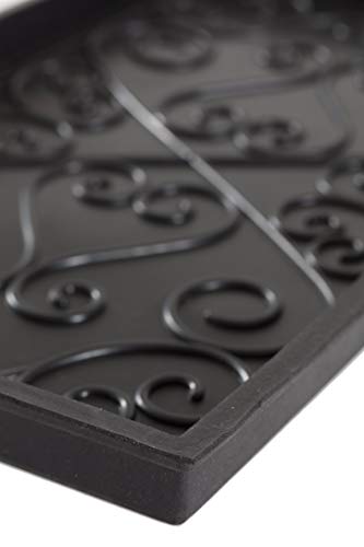 Anji Mountain 34.5" Black Coir & Rubber Boot Tray - Image 13