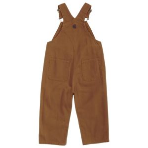 Carhartt Baby Boys’ Washed Duck Bib Overalls – Brown 18 Months
