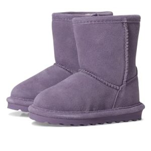 Bearpaw Girls’ Elle Zipper Ankle Boot – Purple Sage Kids